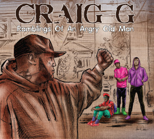Craig G "Ramblings of an Angry Old Man" Cover and Album Design by Adam ILLUS Wallenta