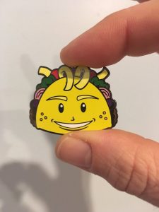 Punk Taco Collector Pin (Front)
